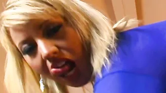 Anal Extreme! Black Beauty Faces Biggest BBC in Gloryhole GangBangs