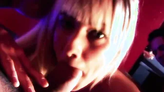 Skank Natalli Diangelo Gets 2 Cocks