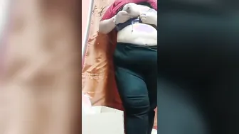 Fat woman shows very Hot body on camera two