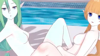 Lefiya x Riveria DanMachi Fucked Movie (Full on Patreon) - AyaEcchi