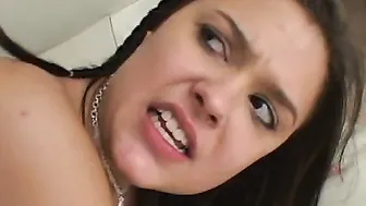 Vanessa Getting 2 Cocks At The Same Time And Takes A Facial Cummed