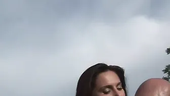 Christine Ohara Is A Dark Haired Milf Who Fucks Her Man Out By The Pool
