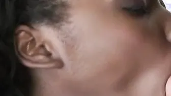 Osa Deliciouss African Vagina Getting Worked By White Penis And She Swallows It Up