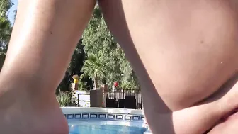 AuntJudys - Sunbathing with Big Boobed British milf Devon Breeze