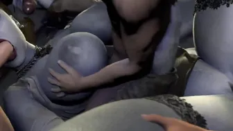 Resident Evil Lady Dimitrescu Gang Bang