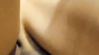 Cuckold loves to watch friends cock entering my vagina without a condom