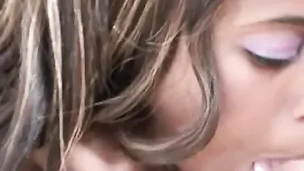 African sexy Heidi Waters Spreads Her Bushy Cunt For Some White Meat