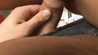 Tia Thomas Licks Her Own Titties Before Giving A Mouth Watering Oral Sex