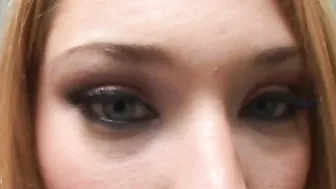 Kayla Marie Getting Her Face Covered Into Gooey Jizz