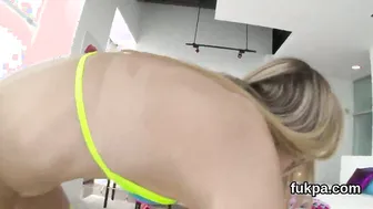 Stellar idol flashes oversized butt and gets anal hole poked