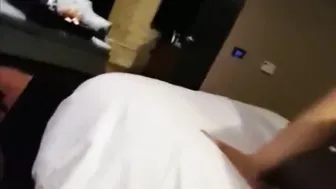 Older Wedding Ring Wearing milf Gets Creampied by Ebony Man and Hubby