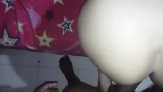 Bae stepmom waits for her stepson on all fours for