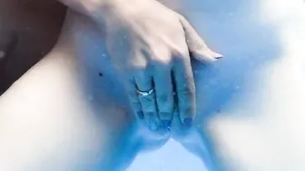 German 18yo 18 year old amateur three-way ffm underwater POV
