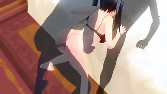 two guys screwed into butt and mouth adorable chick