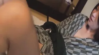 Bae Japanese 18 Yo Getting a Warm Cunt Cumshot After a Hardcore 3Some