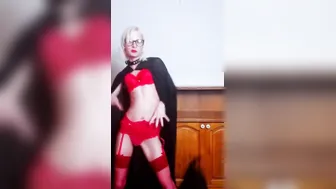sensual undressing dance of Cutie Polish wifey