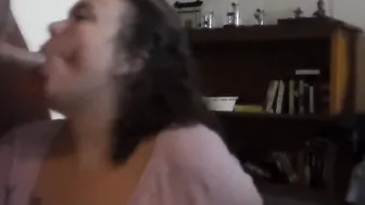 John Jizzes all in Jens inviting Mouth