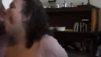 John Jizzes all in Jens inviting Mouth