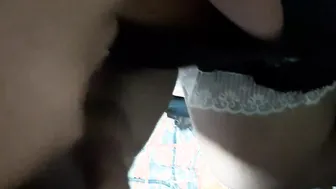 The service lady offer me a head while my MILF