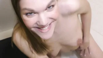 The delivery courier was screwed by a unshaved barely legal snatch  Unshaved Armpits