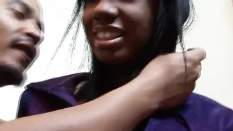 Ebony African College sluts Mahlia Milian talk to Casting Fucked on Street