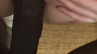 African Penis Looks So Perfect Going Inside And Out Of Haley Scotts White Snatch