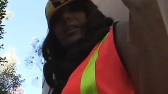 Xxx Construction Worker Lorena Sanchez Getting A Blowbang