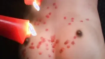 Japanese babe get tortured wit candle wax