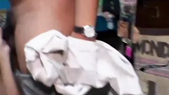 Christina Agave get guys on video shop and Fucking Hard threesome
