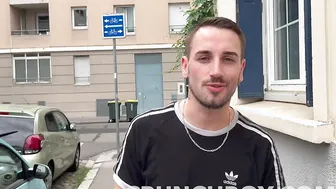 the french dude NATHAN MADNESS fucked raw the straight curious MAthieu for CRUNCHBOY
