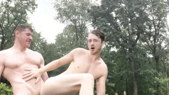 Cole Blue Moans While I Breed Him Raw And Deep Outdoor