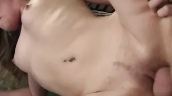 Blonde 19 Yo Swallows a Gigantic Cum Load After a Hardcore Boned