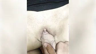 I take advantage of my stepsisters little pussy at night