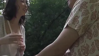 Sakura Aoi and Aya Kisaki meet some guys on the mountain and screwed them