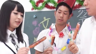 Slutty College Girl Mira Hasegawa Fuck By 2 Teachers