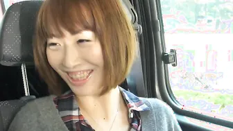 Before a fishing competition Nonoka Kaede blows penis