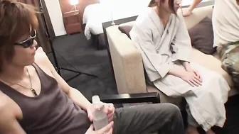 Miki plowed inside front of bf for the cash