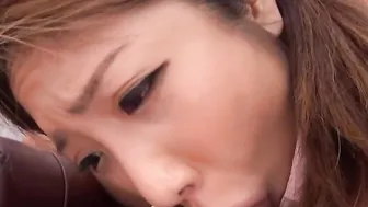 Yui Takatsuki getting rough lesson about sex