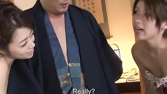 Maki Hojo and Tsubaki Kato sharing shlong