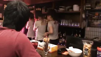 Girls from the night club are very sensual