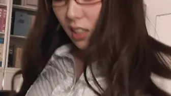 Petite lady get fucked into her new huge office