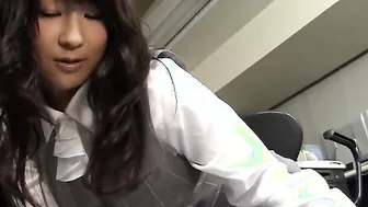 Tasty office lady is very charming all day