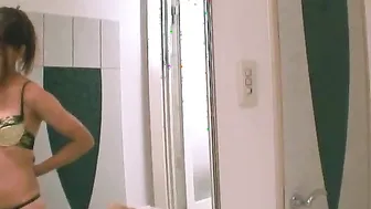 Bombshell Japanese dark haired getting drilled so rough