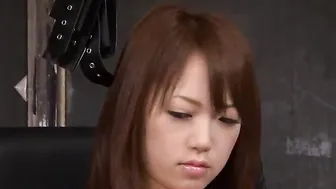 Beauty young Japanese lady getting so many sex dildos