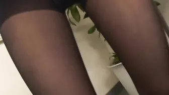 Ramu Nagatsuki riding on a huge tick sausage