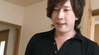 Crazy cougar Emiko Koike enjoying 3some sex
