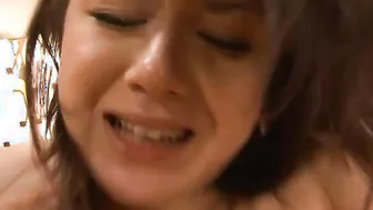 18 Yo chick Rui Natsukawa ride a penis and ejaculates