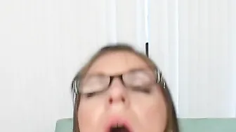 Veronica Stone's Passionate Ride on Monster-Sized Cock - POV Blowjob & Creampie