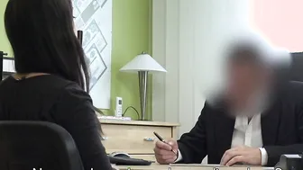 Assfucking helps smart bitch get credit for her new business