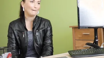 Frances wants to get a credit for a bike so sells her pussy